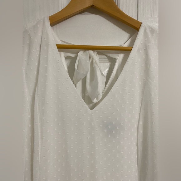 NWT INC International Concepts tie back dotted dress - Picture 3 of 7